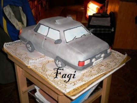 Audi autó torta