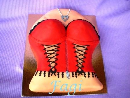 női alak torta