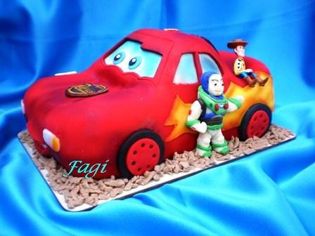 verda torta Toy story figurákkal