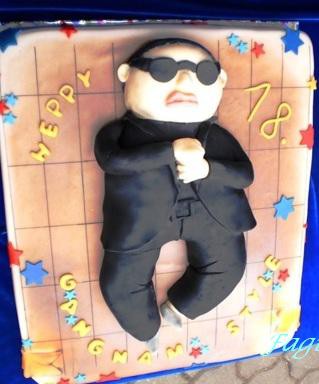 Gangnam Style cake