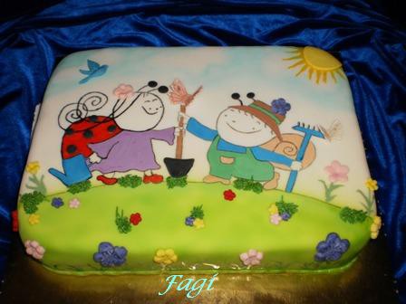 Bogyó és Babóca torta