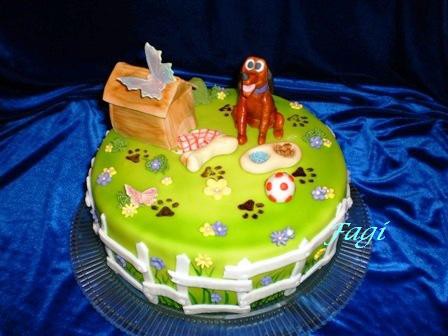 Plútó kutya torta