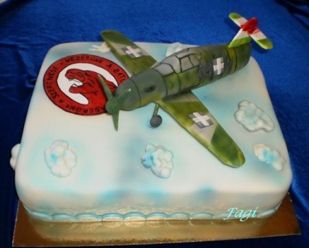 Fighter cake
