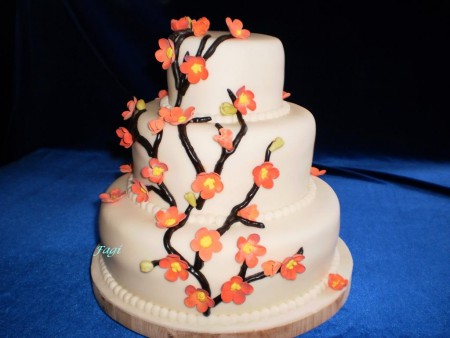 Cseresznyevirágos torta