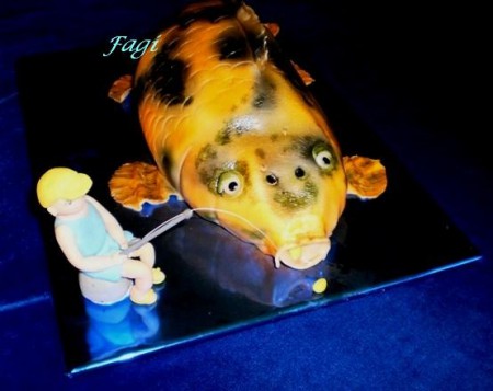 Koi ponty torta