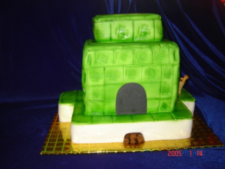 cserépkályha torta