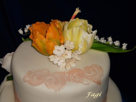 évfordulós torta