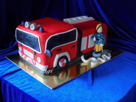 Sam a Tűzoltó torta