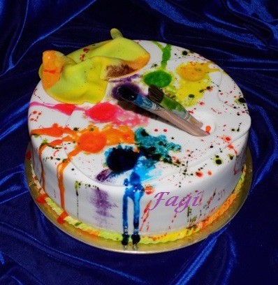 Festékes torta