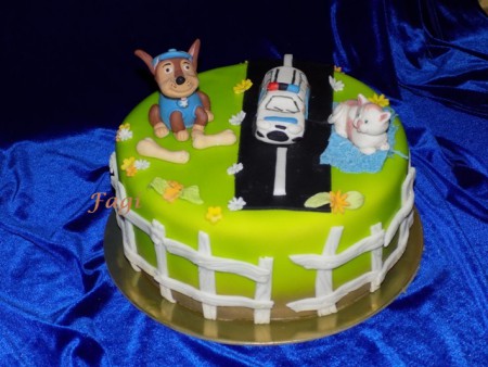 Mancs őrjárat torta