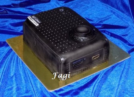 Fényképezőgép torta