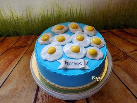 torta cukortojásokkal