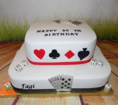  50.szülinapi torta