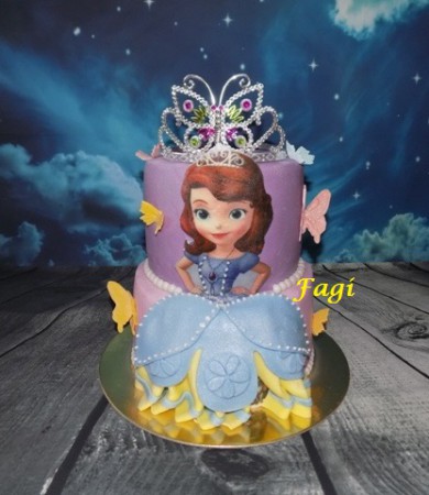 Sophia hercegnő torta