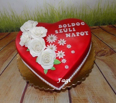 szív torta